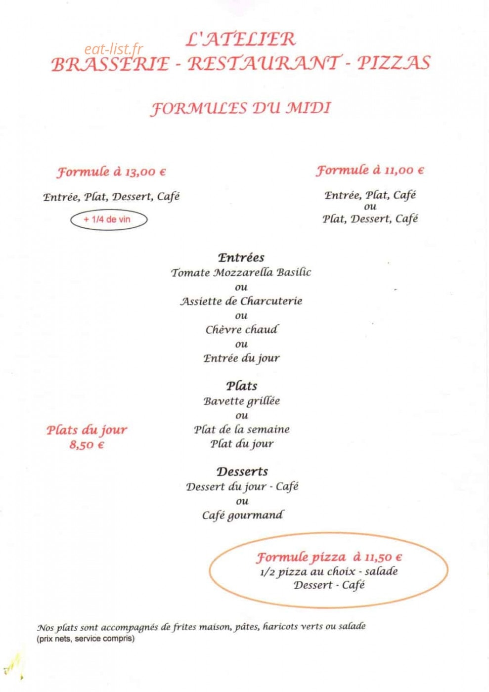 L'Atelier — carte page 4