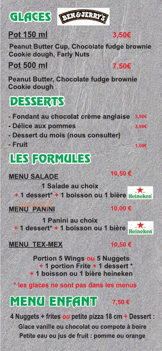 Bida pizza — carte page 5