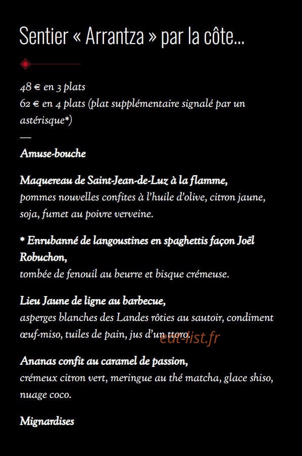 La Ferme Ilharregui Baita — carte page 2