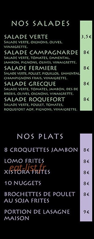 Luz Pizza — carte page 2