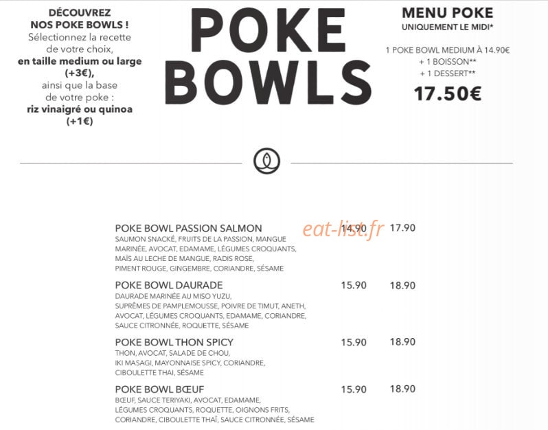 Sushi Shop — carte page 32