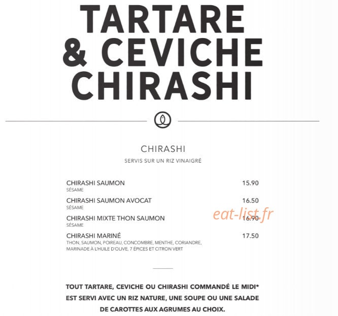 Sushi Shop — carte page 30