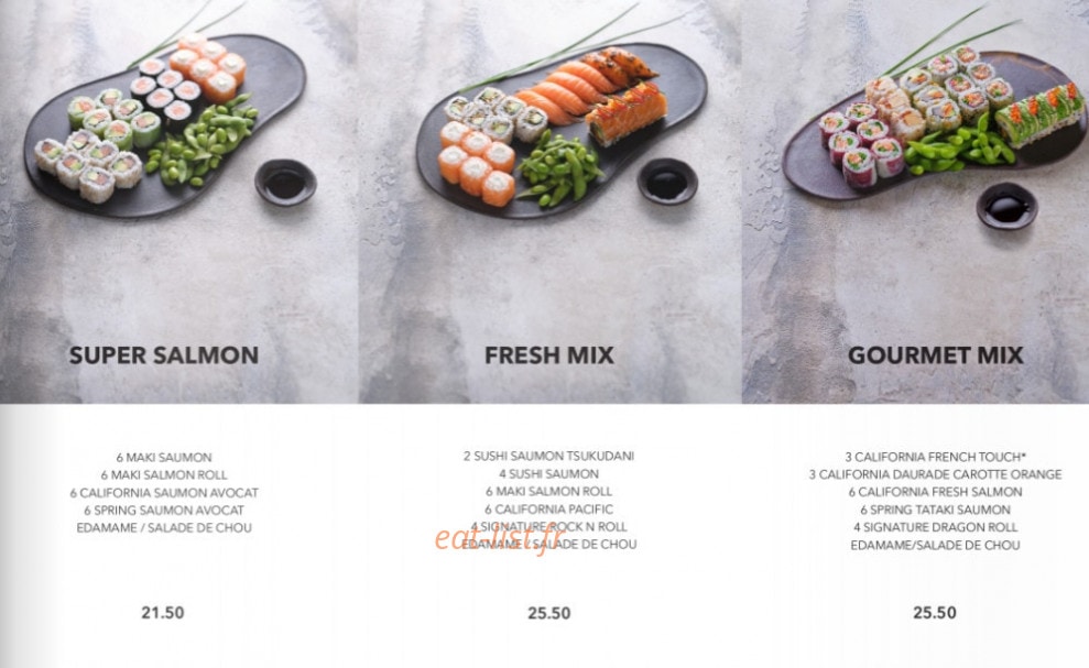 Sushi Shop — carte page 12