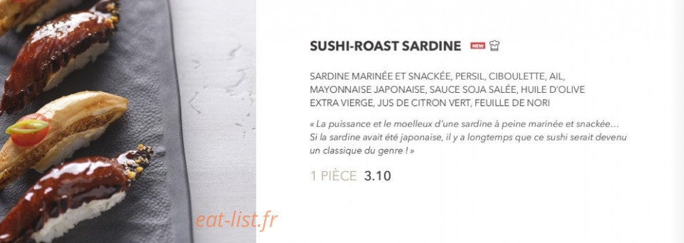 Sushi Shop — carte page 7