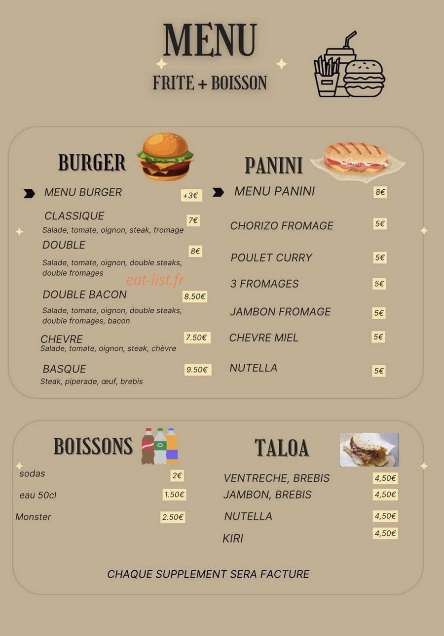 Croq food — carte page 2