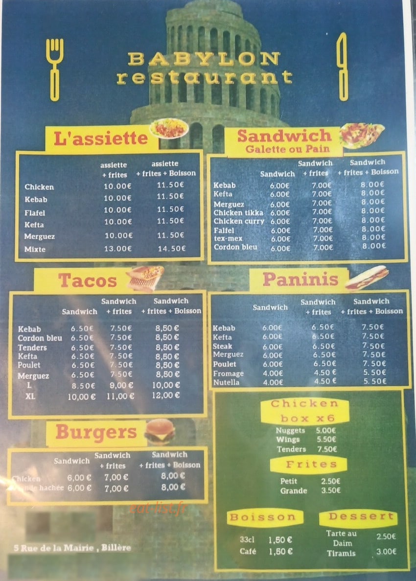 Babylon — carte page 1