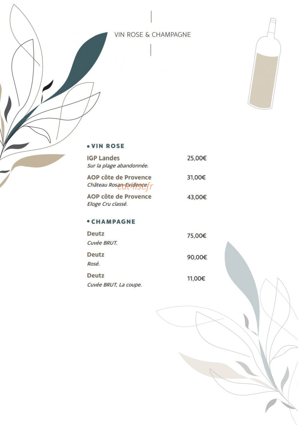 Les Associés — carte page 8