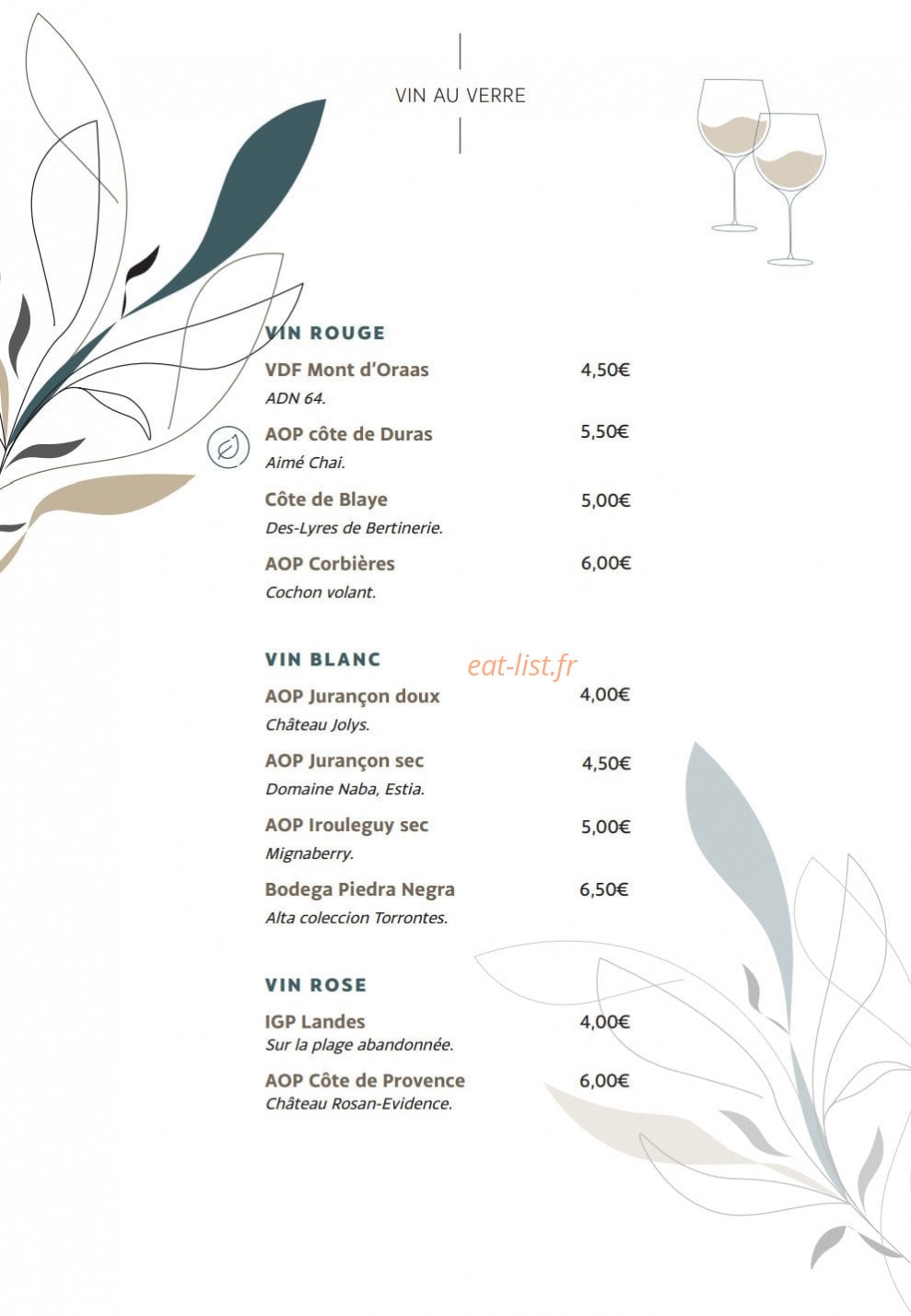 Les Associés — carte page 4