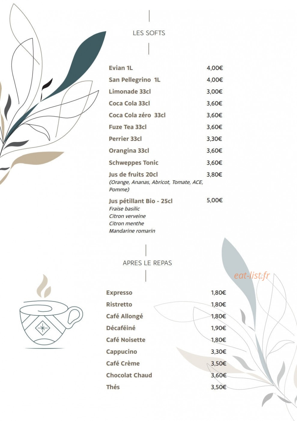 Les Associés — carte page 14