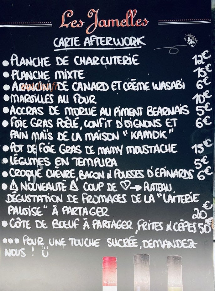 Les Dames Moustache — carte page 2