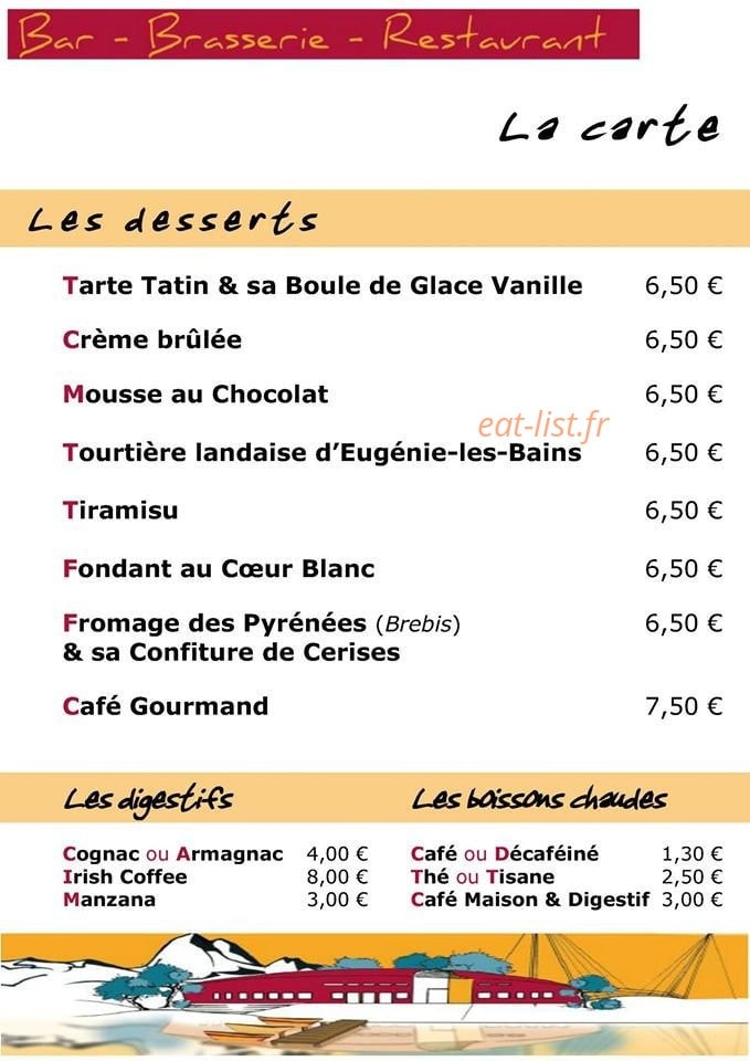 La Maison Des Lacs — carte page 5