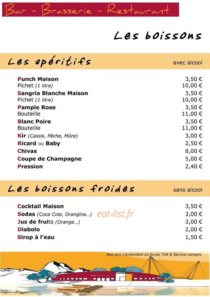 La Maison Des Lacs — carte page 10