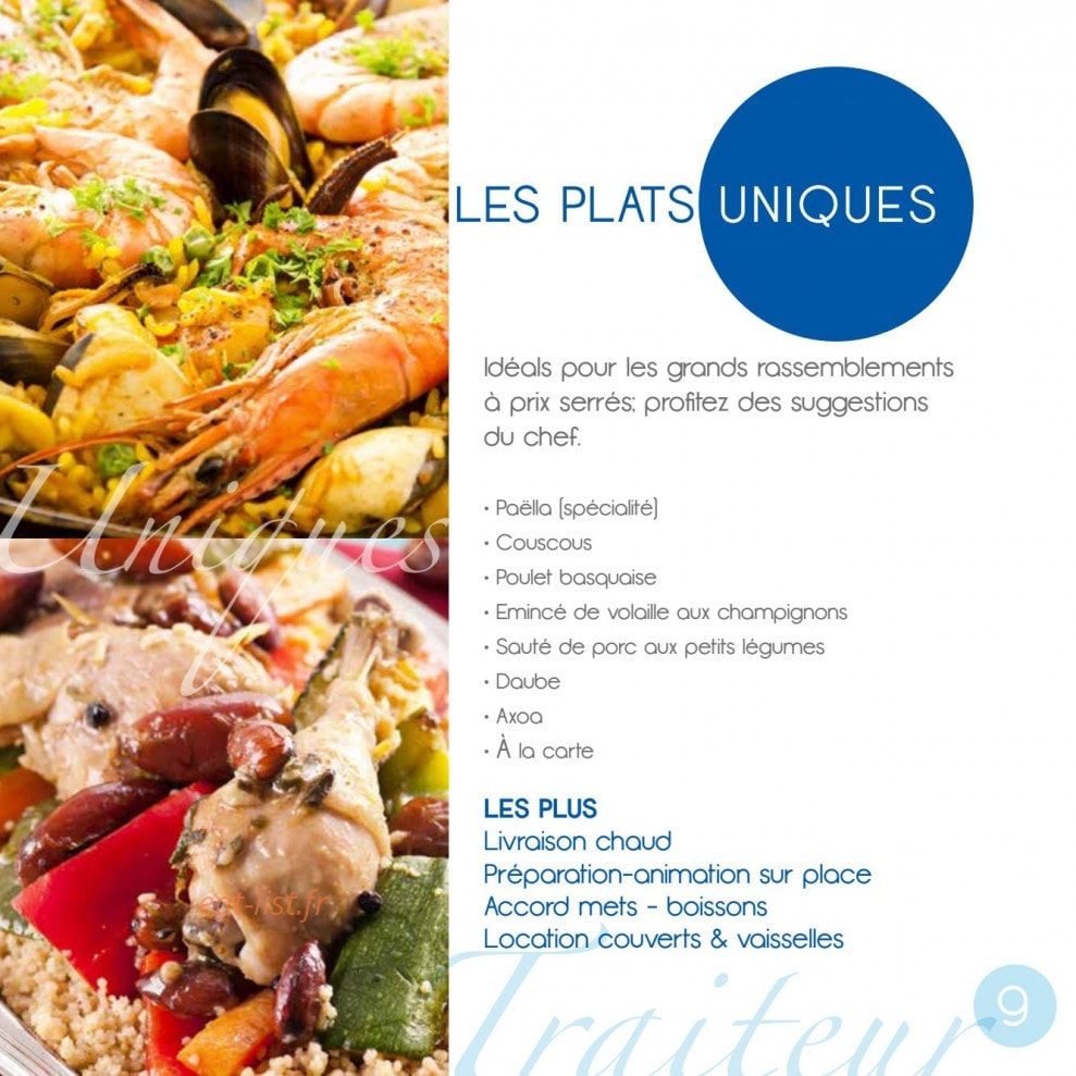Carte et menu de Lhospital à Lons — page 7