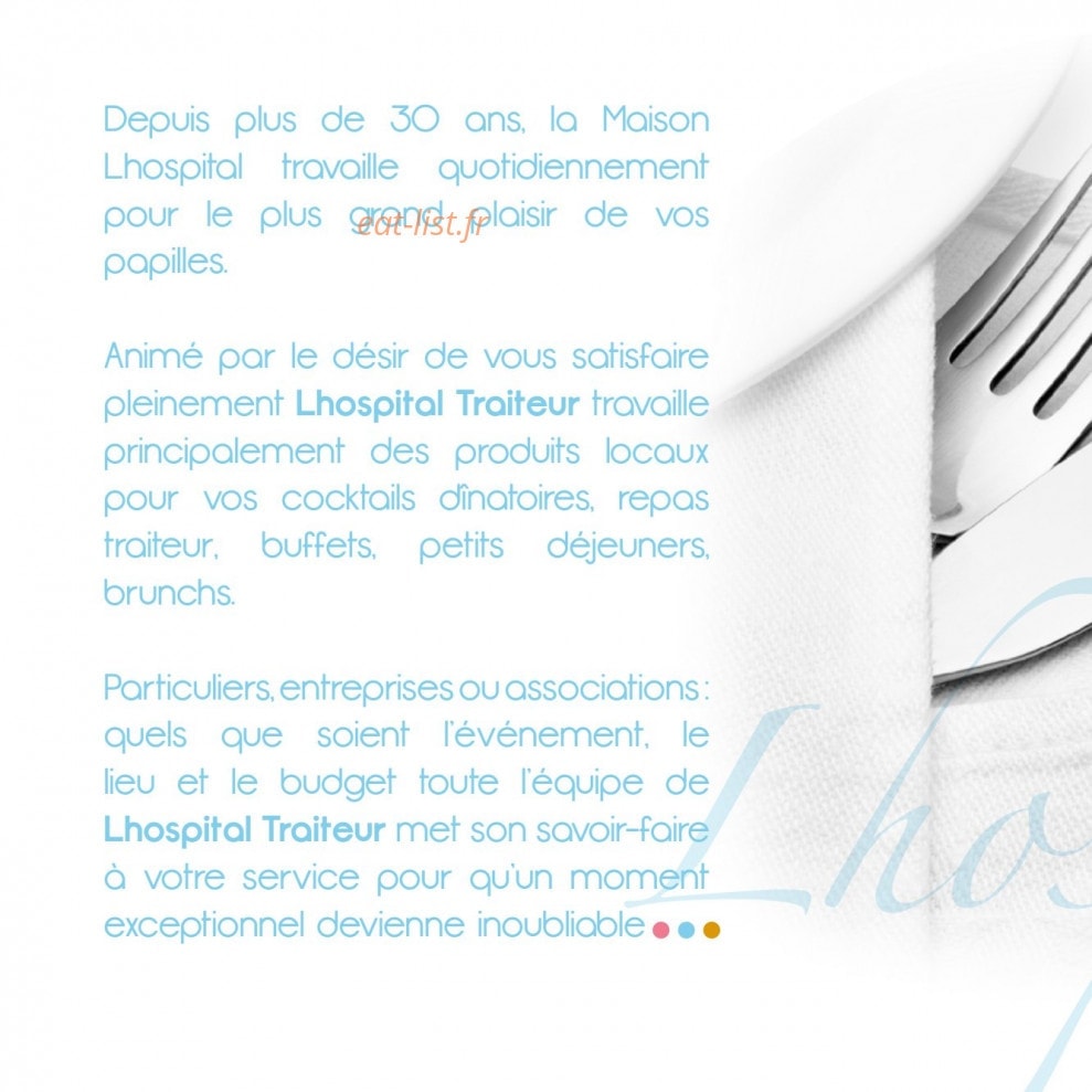 Carte et menu de Lhospital à Lons — page 2
