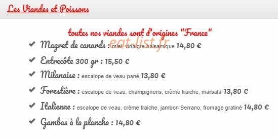 mets gusto — carte page 5