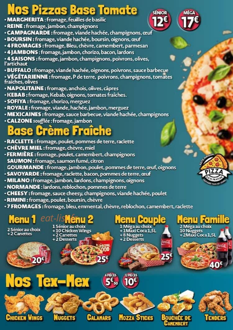 Royal Food — carte page 4