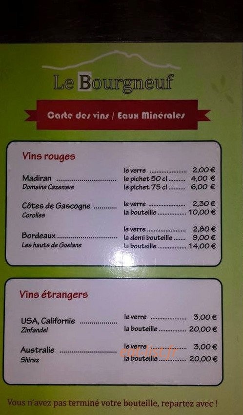 Le Bourgneuf — carte page 1