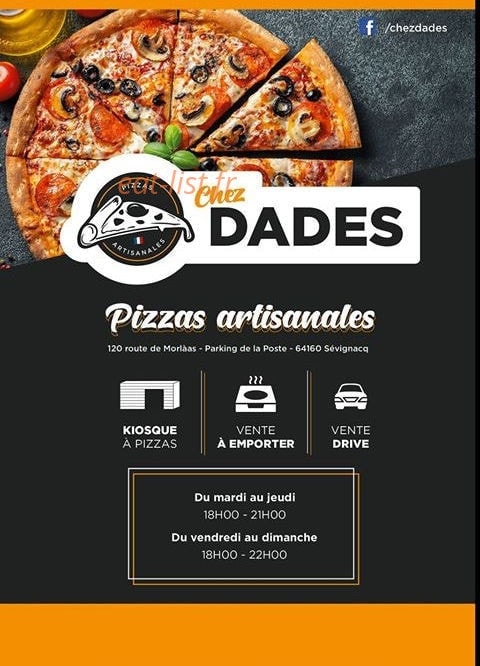 Chez Dades — carte page 1