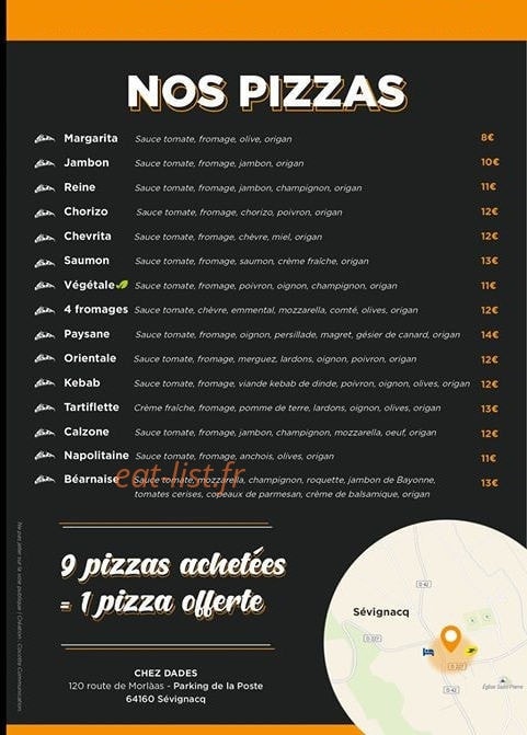 Chez Dades — carte page 2