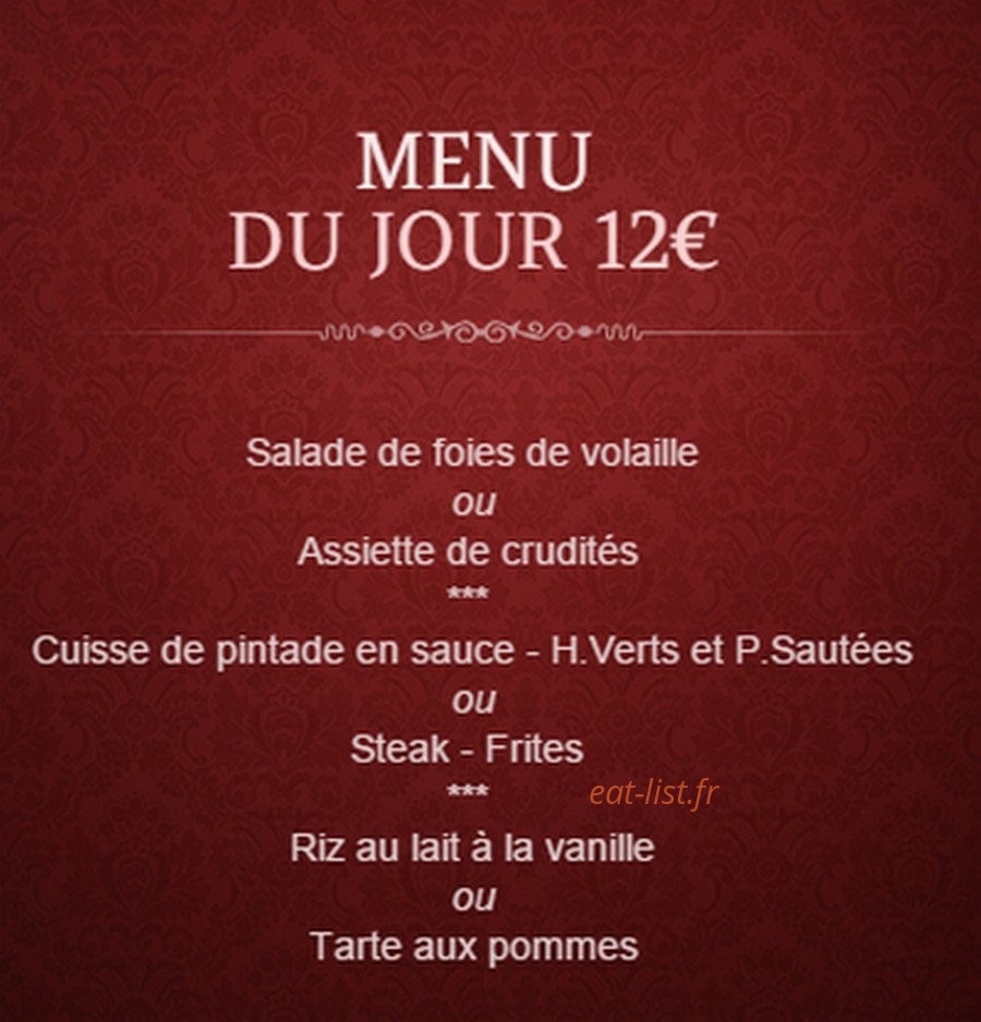 Le Kitch — carte page 1