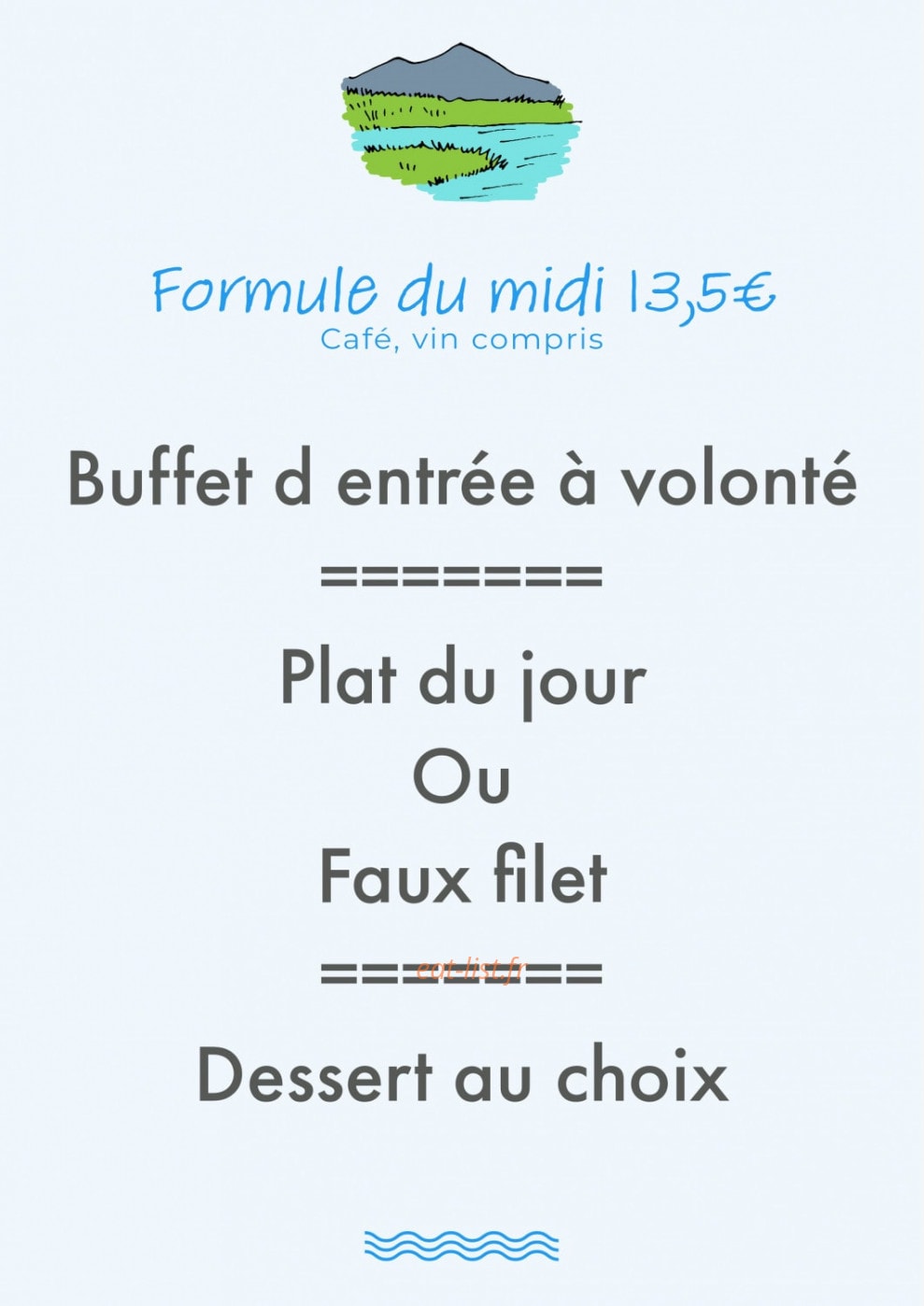 Le Savoureux — carte page 1
