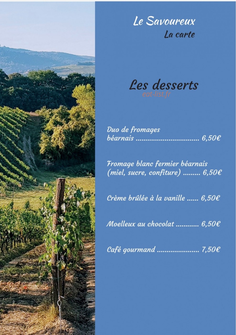 Le Savoureux — carte page 4