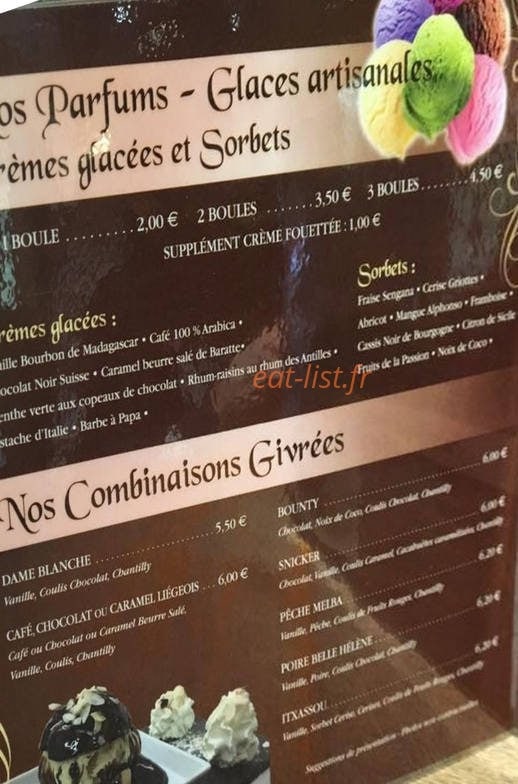 Taverne de saint Jacques — carte page 3