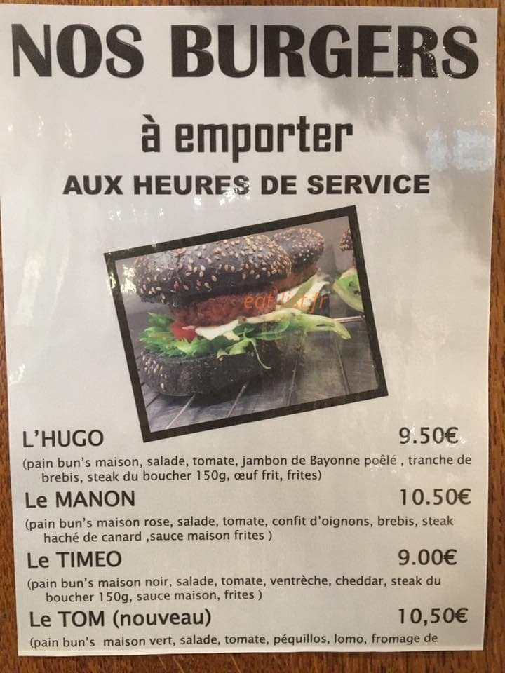 Taverne de saint Jacques — carte page 5