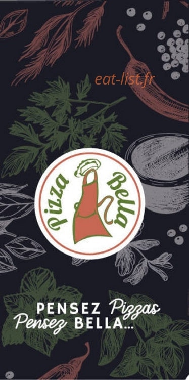 Pizza Bella — carte page 1