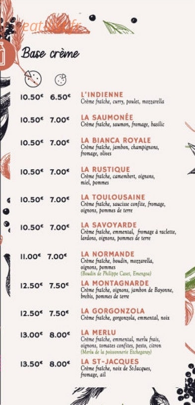 Pizza Bella — carte page 5