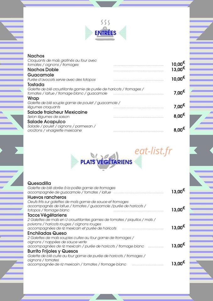 3 Salsas — carte page 2