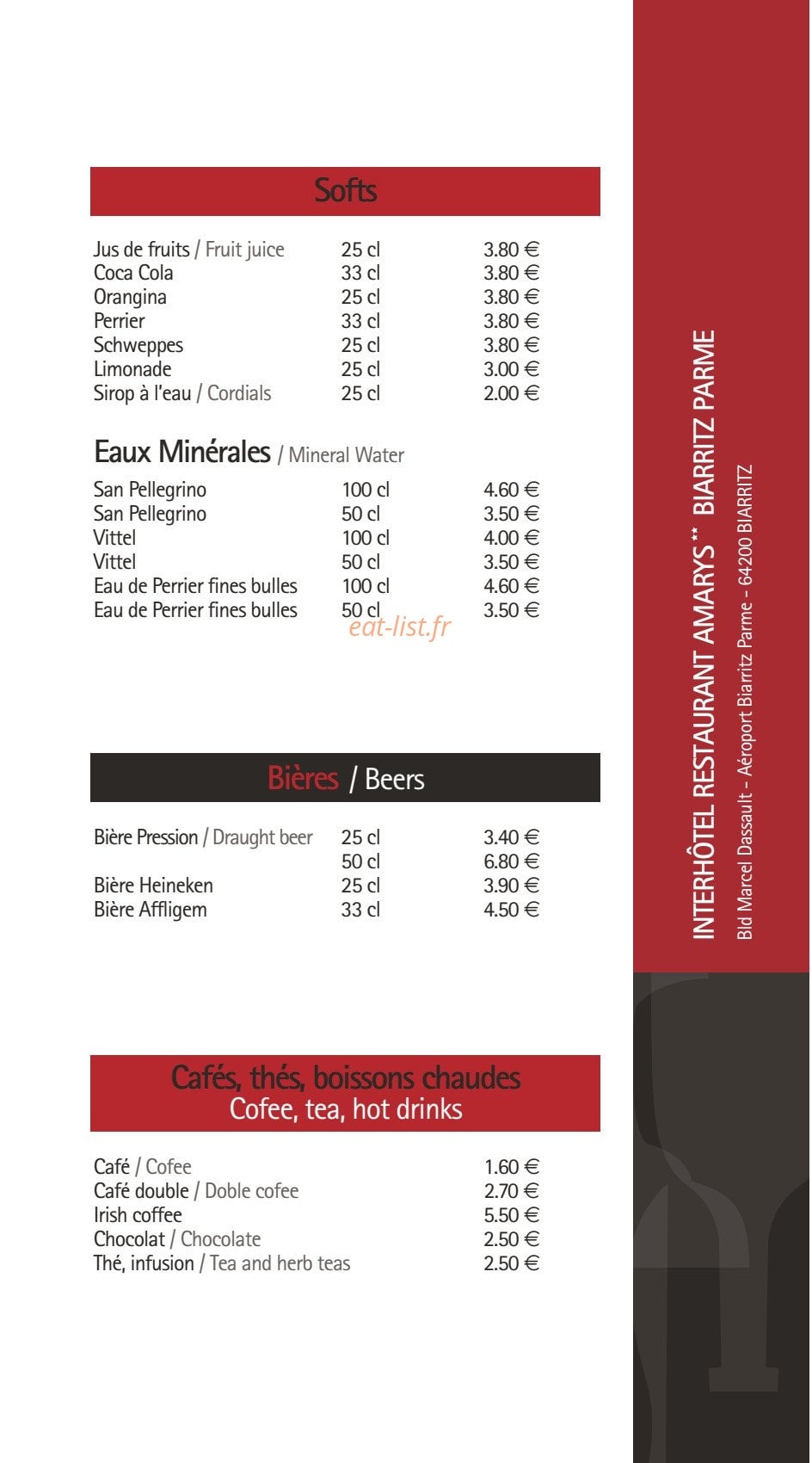 Amarys — carte page 5