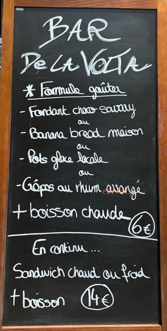 Bar de la Volta — carte page 3