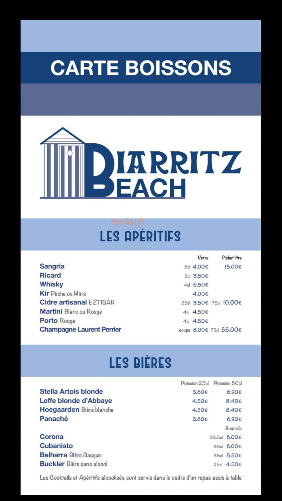Biarritz Beach — carte page 2