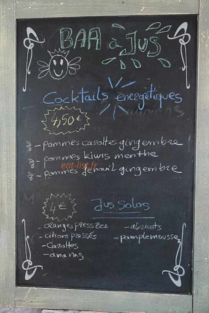 Bo Café — carte page 1