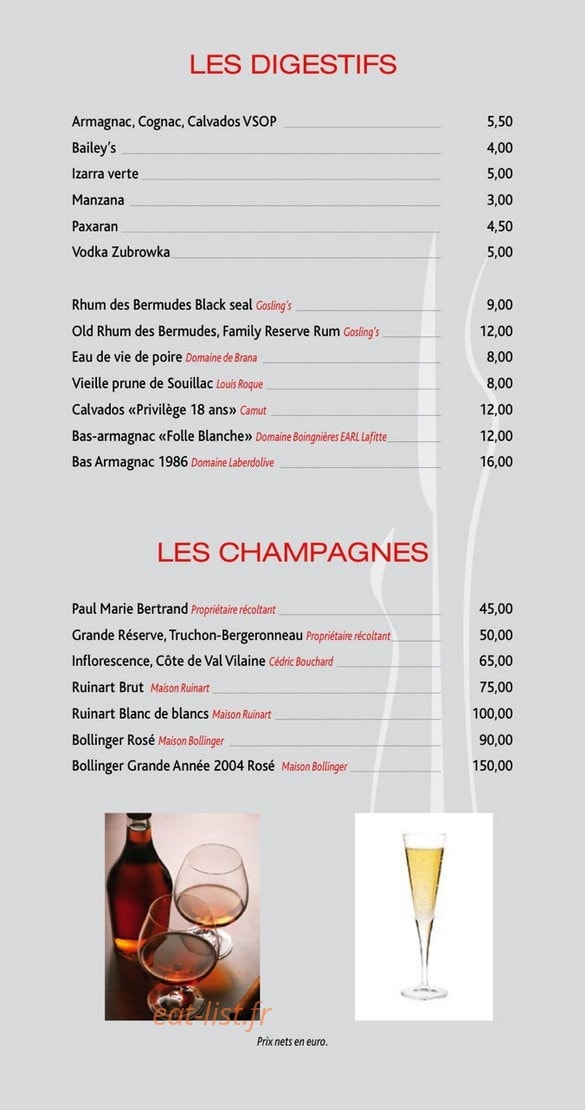 Brasserie d’Iraty — carte page 9