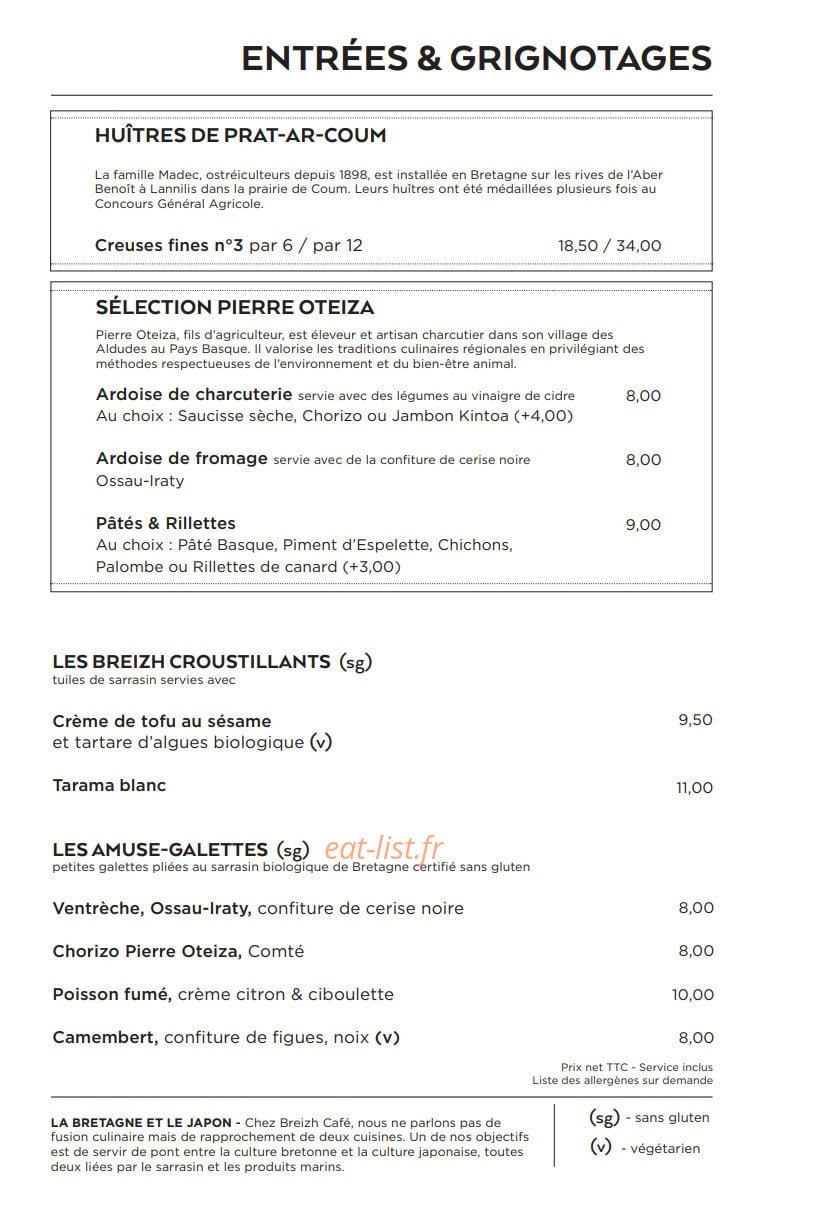Breizh Café — carte page 2