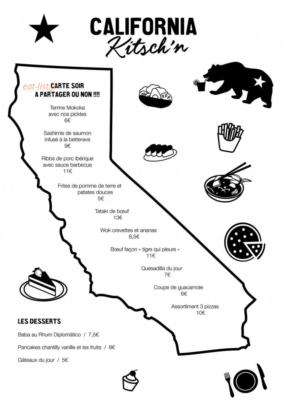 California Kitchen — carte page 2