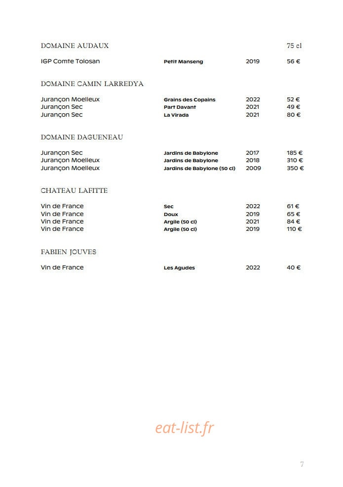 Frenchie — carte page 8