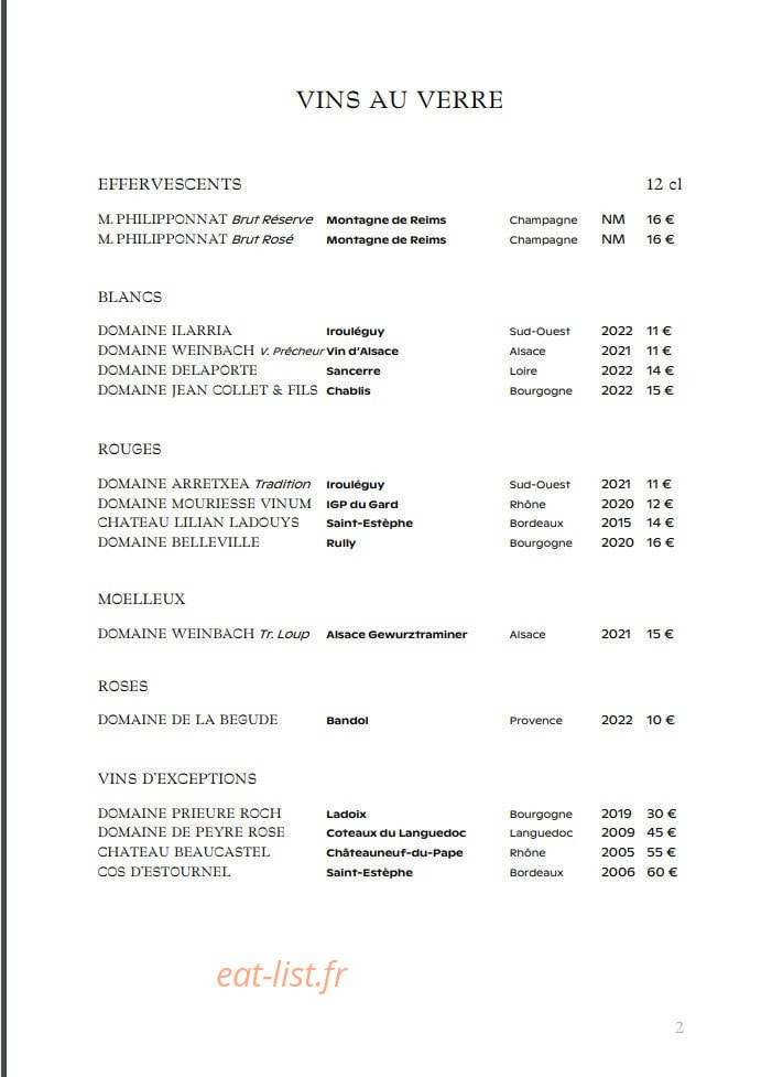 Frenchie — carte page 4