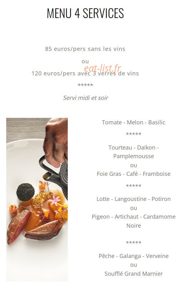 L'Atelier Alexandre Bousquet — carte page 2