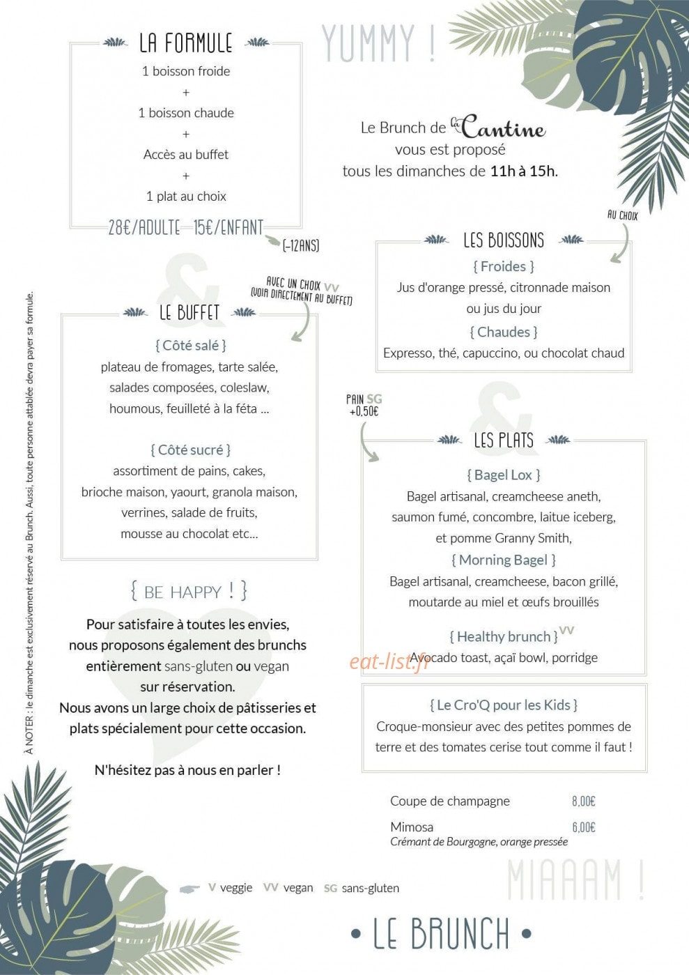 La Cantine — carte page 2