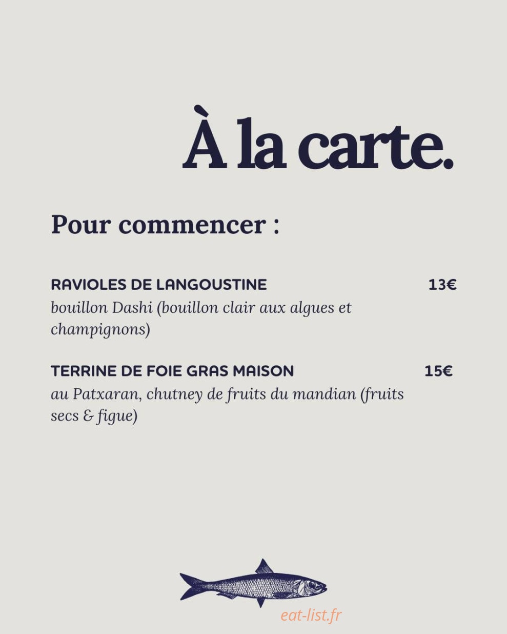 La Marine — carte page 1