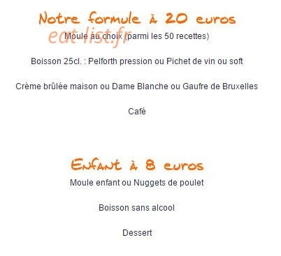 La Moule Rit — carte page 2