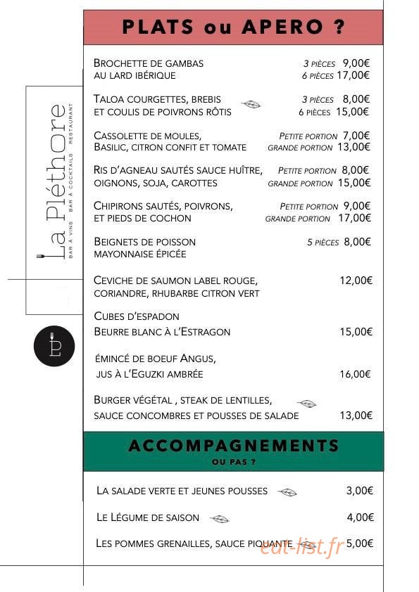 La Pléthore — carte page 2