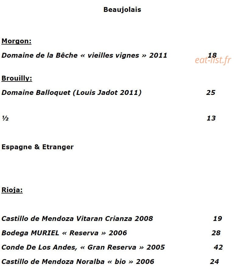 La Table d' Aranda — carte page 16