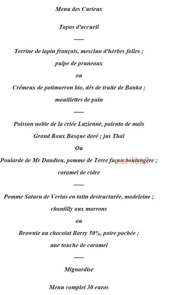 La Table d' Aranda — carte page 9