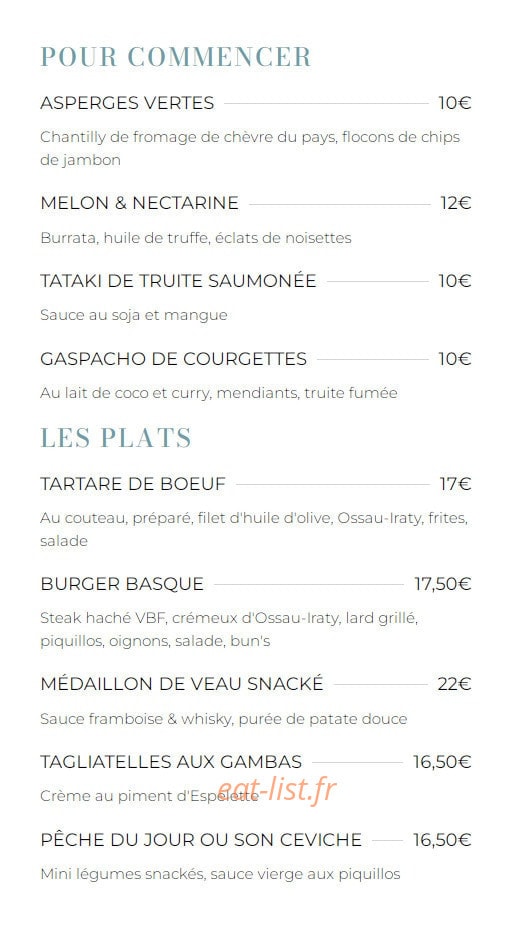 Lagun — carte page 2