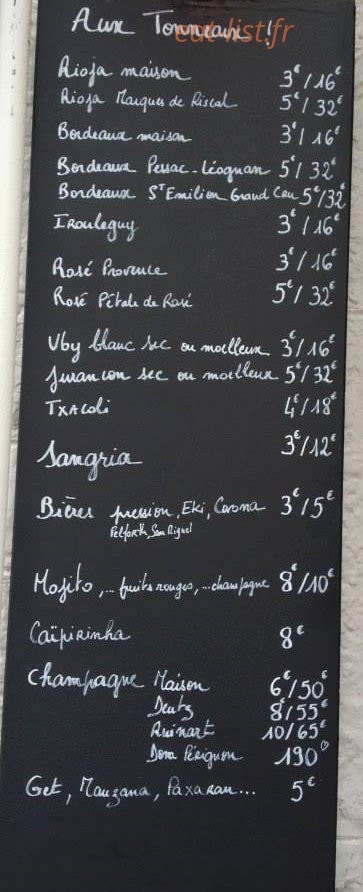 Le Comptoir du Fois Gras — carte page 2
