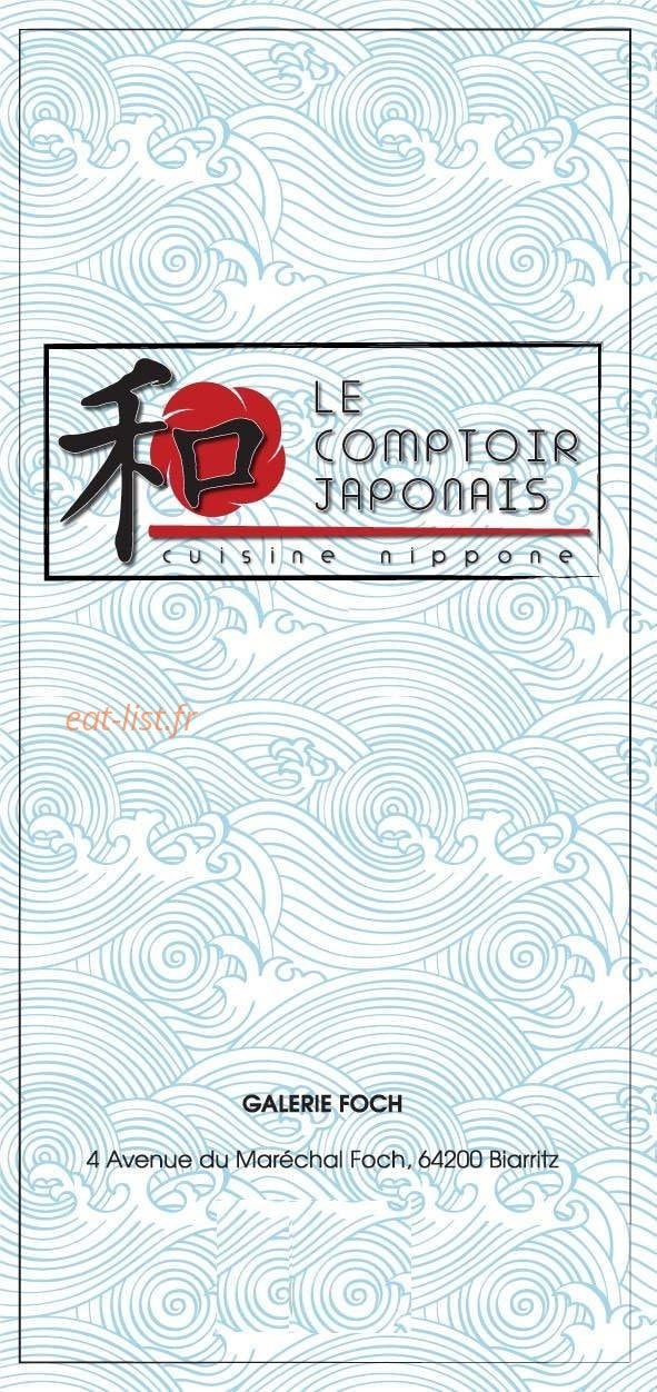 Le Comptoir Japonais — carte page 1